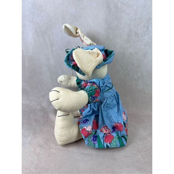 Vintage 90s Handmade “Bunny Sue” Stuffed Bunny - Picture 3 of 7
